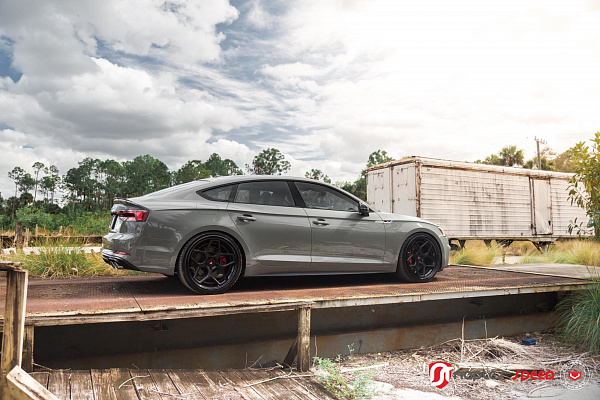 Фото дисков Vossen CG-205 (3-Piece) Черный сатин на Audi A/S/RS 5 (F5)
