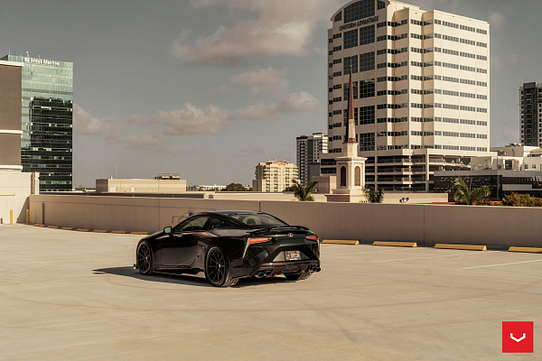 Фото дисков Vossen HFX-2 (5-Lug) Черный сатин на Lexus LC 500