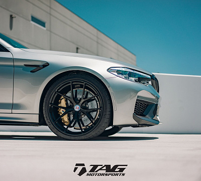 Фото дисков HRE P101 на BMW 5/M5 (G30/F90)