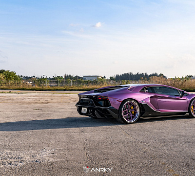 Фото дисков Anrky S3-X0 на Lamborghini Aventador