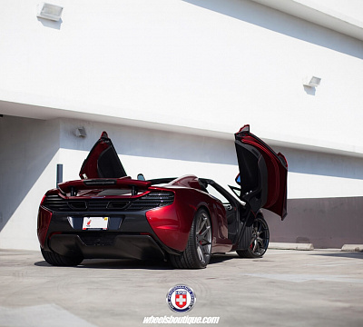 Фото дисков HRE P101 на McLaren 650S