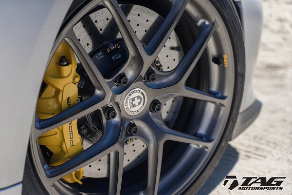 Фото дисков HRE R101 Lightweight Глянцевый тонированный лак на Porsche Cayman II