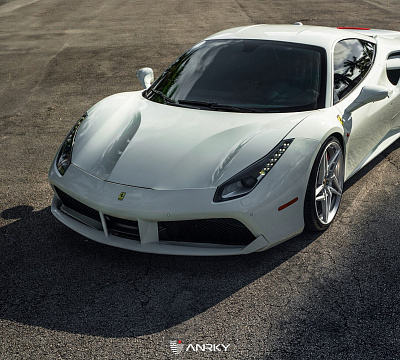 Фото дисков Anrky S1-X3 на Ferrari 488