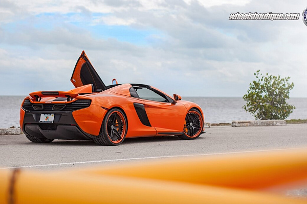 Фото дисков HRE S107 Черный сатин на McLaren 650S