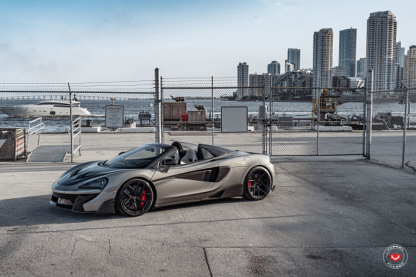 Фото дисков Vossen S21-01 Черный глянец на McLaren 570S