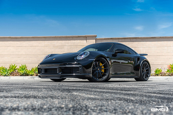 Фото дисков HRE P104SC Черный сатин на Porsche 911 VIII