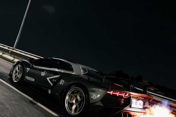 Фото дисков Brixton Forged NC01-R Серебро на Lamborghini Aventador