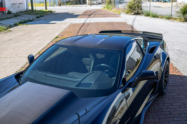 Фото дисков Anrky AN10 Черный сатин на Chevrolet Corvette C8