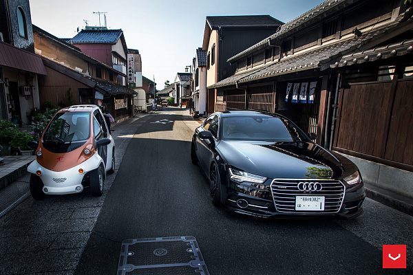 Фото дисков Vossen HF-1 Алмазная проточка на Audi A/RS 7 (4G)