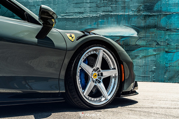Фото дисков Anrky RS5.3 Полированный лак на Ferrari SF90
