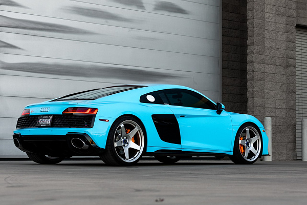 Фото дисков Brixton Forged TR04 Серебро на Audi R8 (4S)