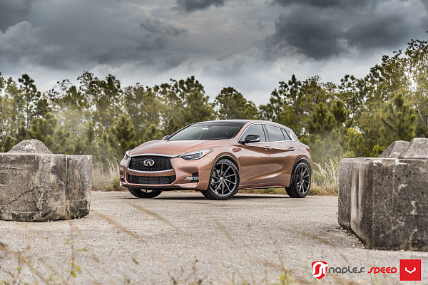 Фото дисков Vossen CVT Глянцевый графит на Lexus RC