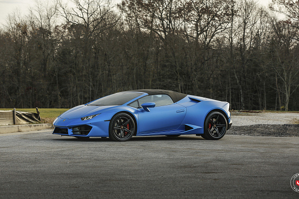 Фото дисков Vossen S17-03 (3-Piece) Черный глянец на Lamborghini Huracan