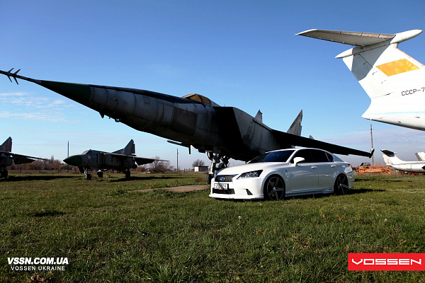 Фото дисков Vossen CV5 Алмазная проточка на Lexus GS IV