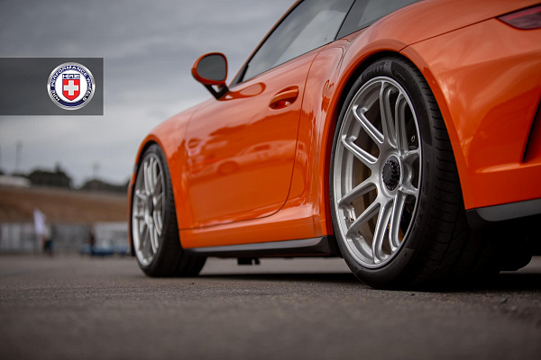 Фото дисков HRE RC104 Сатиновый лак на Porsche 911 VII