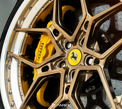 Фото дисков Anrky S3-X4 на Ferrari 812