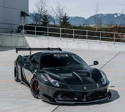 Фото дисков Brixton Forged PF7 Aerotech на Ferrari 458