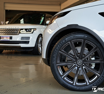 Фото дисков Vossen UV-2 на Land Rover Discovery V