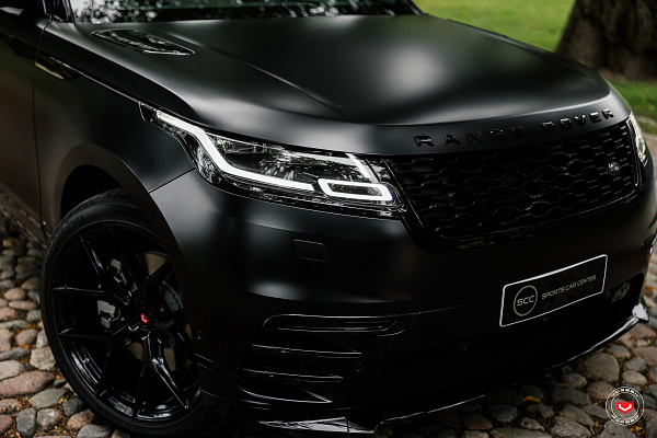 Фото дисков Vossen S21-01 Черный глянец на Land Rover Range Rover Velar