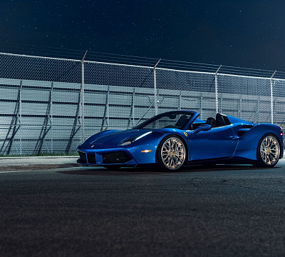 Фото дисков HRE S200 на Ferrari 488