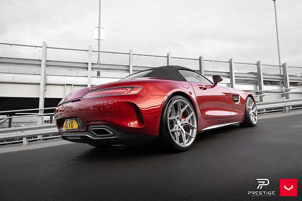 Фото дисков Vossen HF-5 Серебро на Mercedes-Benz AMG GT I