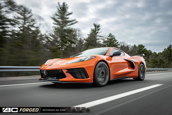 Фото дисков BC Forged EH177 Глянцевый темный лак на Chevrolet Corvette C8