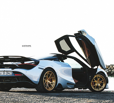 Фото дисков Strasse Wheels SM5R Deep Concave FS на McLaren 720S