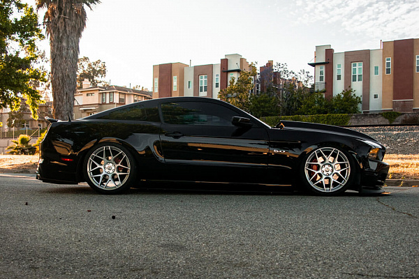Фото дисков HRE FF01 Серебро на Ford Mustang V