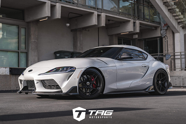 Фото дисков HRE FF11 Черный сатин на Toyota Supra A90