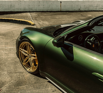 Фото дисков HRE S107SC на Porsche 911 VIII