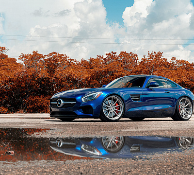 Фото дисков Vossen M-X2 на Mercedes-Benz AMG GT I