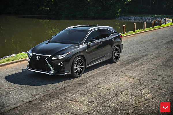 Фото дисков Vossen CVT Черный глянец на Lexus RX IV