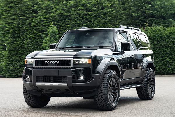 Фото дисков Kahn G22 DC Черный сатин на Toyota Land Cruiser Prado 250