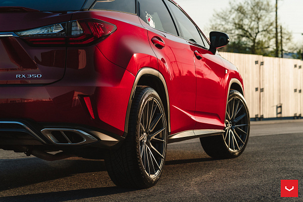 Фото дисков Vossen HF-4T Сатиновый графит на Lexus RX IV
