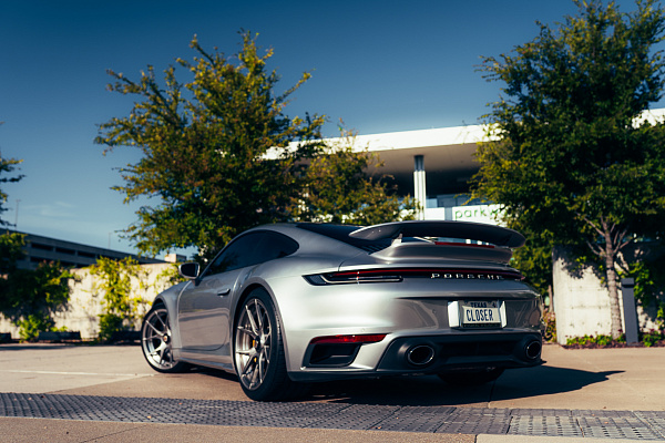 Фото дисков Strasse Wheels SM5 Deep Concave Duoblock Сатиновый темный лак на Porsche 911 VIII