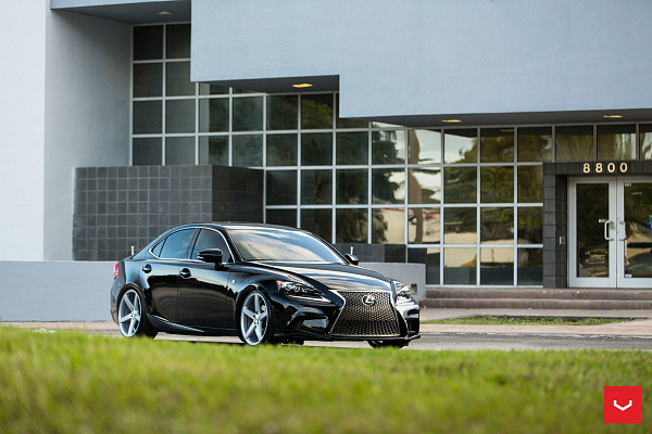Фото дисков Vossen CV3 Серебро на Lexus IS II