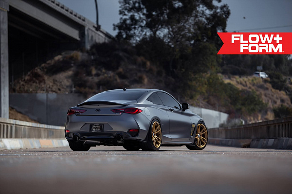 Фото дисков HRE FF04 Сатиновое золото на Infiniti Q60 II