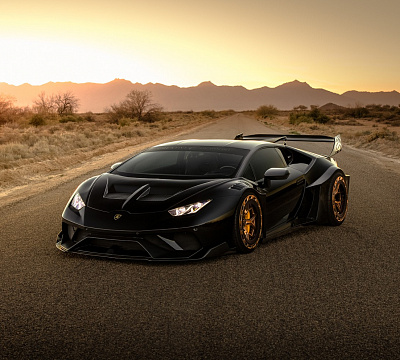 Фото дисков Brixton Forged PF7 Aerotech на Lamborghini Huracan