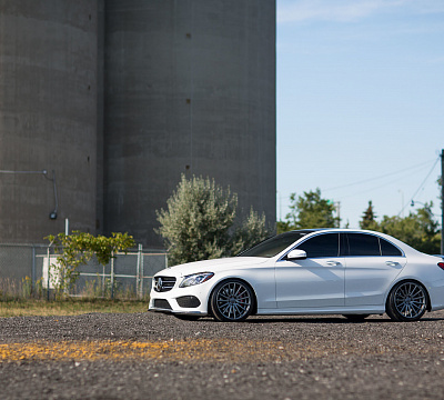 Фото дисков Vossen VFS-2 на Mercedes-Benz C-Class (W205)