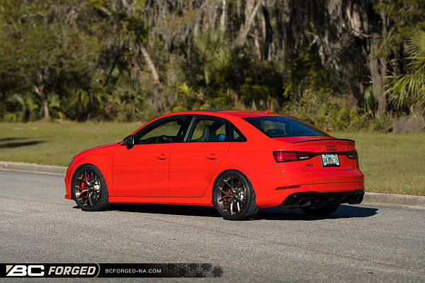 Фото дисков BC Forged RZ21 Глянцевая бронза на Audi A/S/RS 3 (8V)