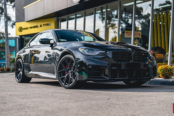 Фото дисков Vossen HF-5 Черный сатин на BMW 2/M2 (G42/G87)