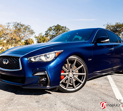 Фото дисков Vossen VFS-10 на Infiniti Q50