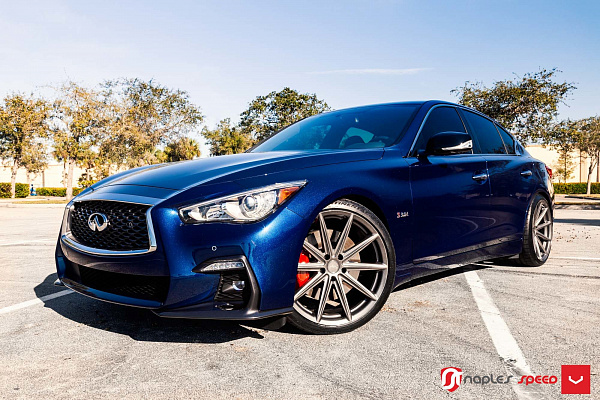 Фото дисков Vossen VFS-10 Сатиновый графит на Infiniti Q50