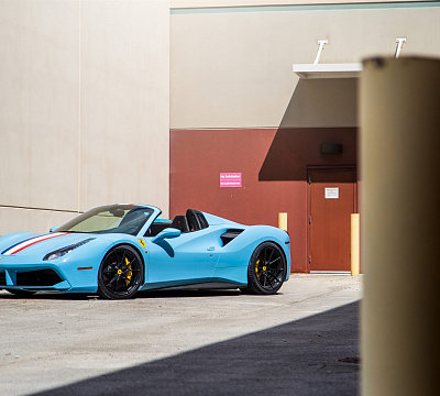 Фото дисков Anrky AN12 на Ferrari 488