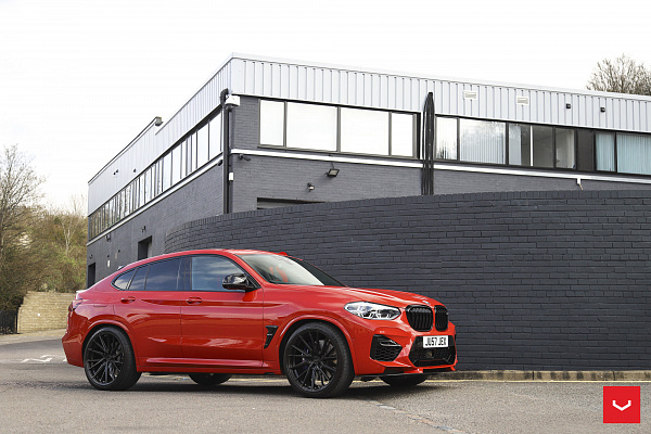 Фото дисков Vossen HF-4T Черный глянец на BMW X4/X4 M (G02/F98)