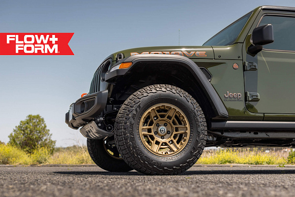 Фото дисков HRE FT1 Глянцевое темное золото на Jeep Gladiator II (JT)