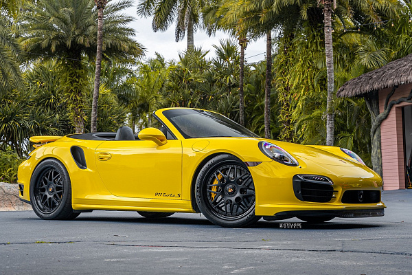 Фото дисков Strasse Wheels SV8 Performance Черный матовый на Porsche 911 VII