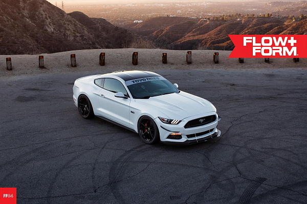 Фото дисков HRE FF04 Черный глянец на Ford Mustang VI