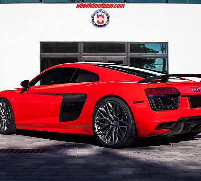 Фото дисков HRE P200 на Audi R8 (4S)