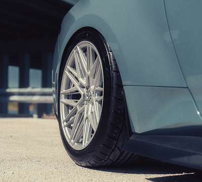 Фото дисков Vossen HF-7 на Ford Mustang VII